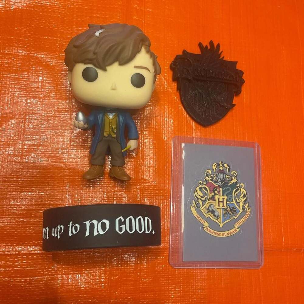 Funko Pop! Fantastic Beasts Newt Scamander #01 Vinyl Figure and Harry Potter Acc